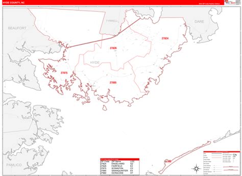 Maps Of Hyde County North Carolina