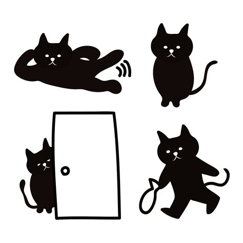 【2019年】 黒猫 イラスト 無料 最高の壁紙