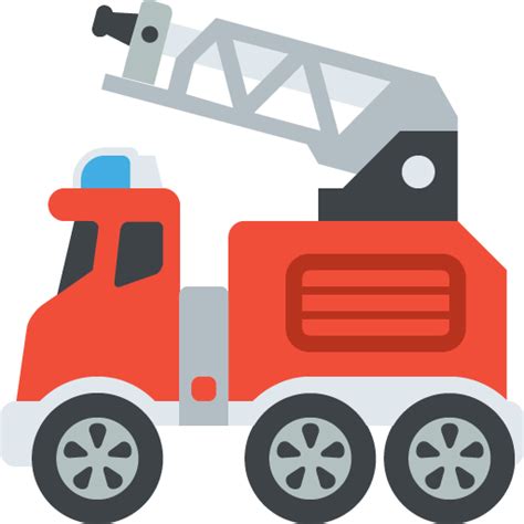 Fire Engine Emoji Clipart Free Download Transparent Png Emojifire