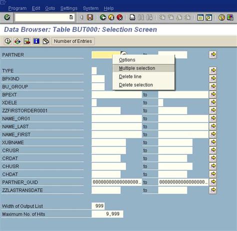 Sap Codes Cheat Sheet