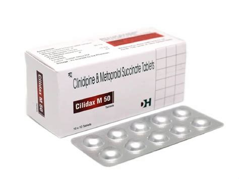 Cilnidipine 10 Mg Metoprolol 50 At Rs 161 00 Box Cilnidipine