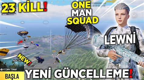 YENİ MODDA 1VS4 TAKTİKLERİM ONE MAN SQUAD PUBG Mobile YouTube