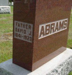 David James Abrams Memorial Find A Grave