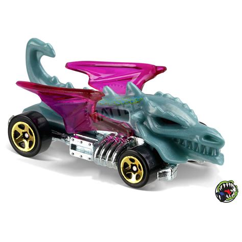 Модель автомобиля Dragon Blaster Голубая Street Beasts Hot Wheels