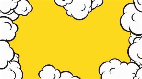 Cartoon Yellow Background