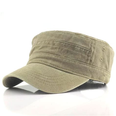 Male Military Flat Cap Urban Caps