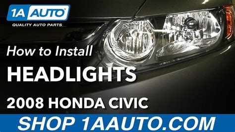 How To Replace Honda Civic Headlight Assembly