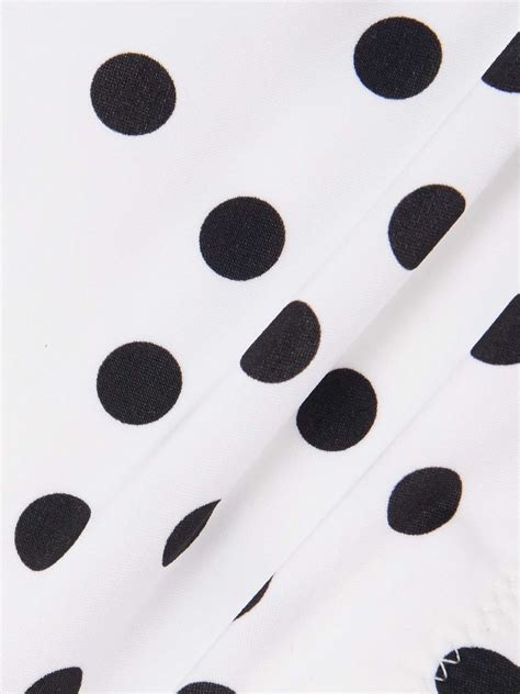 DOLCE GABBANA Embellished Polka Dot Triangle Bikini NET A PORTER