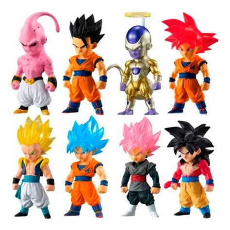 Kit Miniatura Dragon Ball Z Goku Vegeta Freeza Gohan Majin Boo