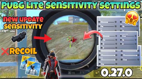 Pubg Lite Best Sensitivity Settings Pubg Mobile Lite Update