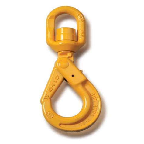 Yoke Grade 8 Swivel Self Locking Hook With Ball Bearing Hawk Lifting Ltd