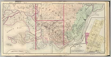 Map number six (Solano County, Calif.) (with) Map of Rio Vista, Solano Co., California ...