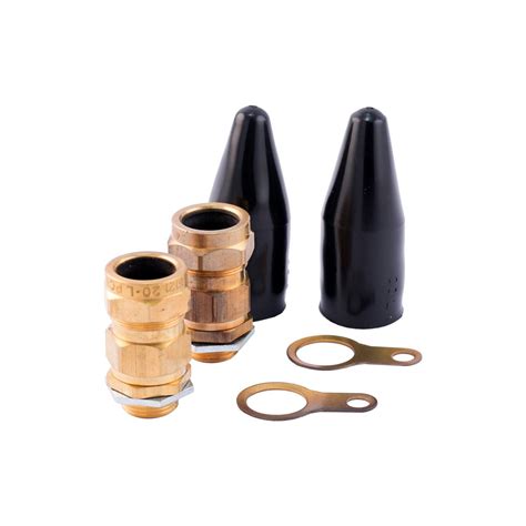 Swa Cw20spack Premier Brass Type Cw Outdoor Cable Gland Pack With 2 X Glands Steel Locknuts