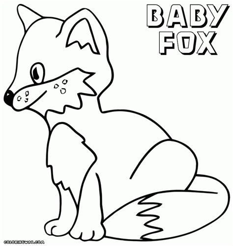 Get This Baby Fox Coloring Pages to Print 3abn3