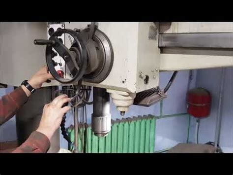 Wmw Heckert Br X Radial Drill With Feed Youtube