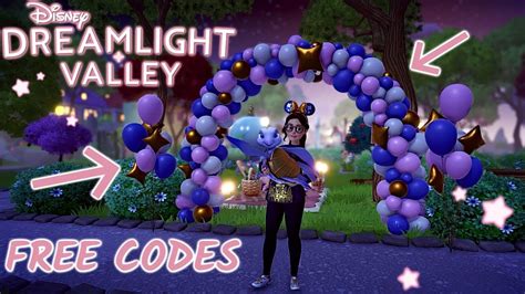 Free Codes Celebration Showcase Disney Dreamlight Valley Youtube