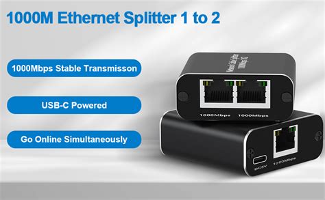 Amazon Gigabit Ethernet Splitter To High Speed Mbps