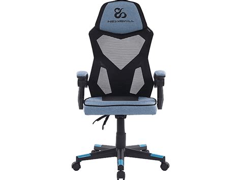 Silla gaming Newskill Gaming Eros Tela Azul Ergonómica Reposabrazos