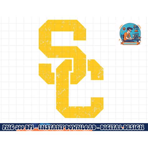 USC Trojans Vintage Icon Logo Officially licensed png, subl - Inspire Uplift