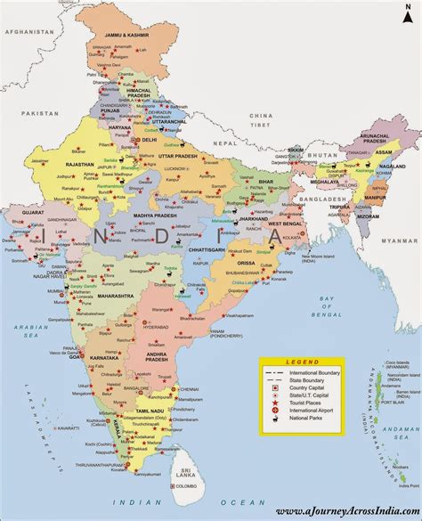 National Geographic Map Of India Map