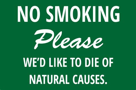 Funny Custom No Smoking Please Engraved Sign - Custom Signs