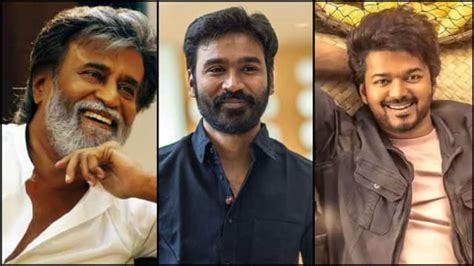 Rajinikanth Dhanush Thalapathy Vijay Highest Paid Actors Of Kollywood