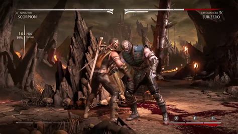 Mortal Kombat X Scorpion Ninjutsu Combo Youtube