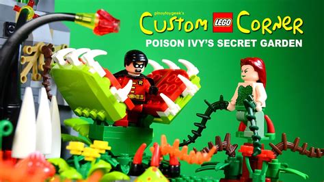 Lego Poison Ivys Secret Garden W Snapping Venus Flytrap Dc