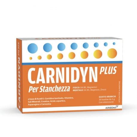 CARNIDYN PLUS INTEGRATORE STANCHEZZA FISICA E MENTALE 20BST