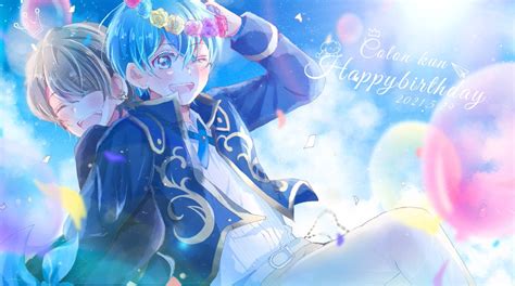 夏雪。 On Twitter ころんくんお誕生日おめでとうございます！💙💐 誰よりも優しくて明るい貴方は最高のヒーローです。 いつも笑顔を