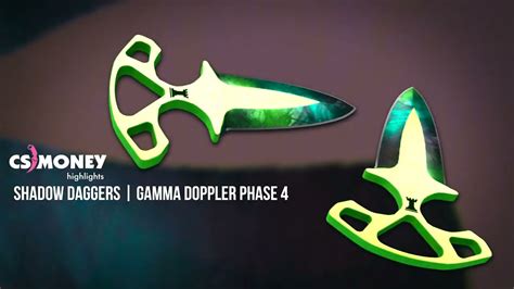 CS GO Shadow Daggers Gamma Doppler Phase 4 YouTube