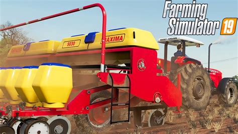 FINALIZANDO O PLANTIO DE CAPIM Farming Simulator 19 Estância São