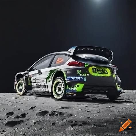 Hoonigan Gymkhana Ford Focus Rs Rx On The Moon On Craiyon