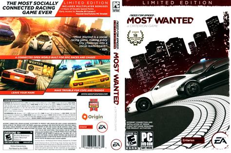 Need For Speed Most Wanted Limited Edition Pc Ultra Capas