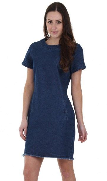 Short Sleeve Fitted Denim Dress Denim Dresses Fitted Denim Dress