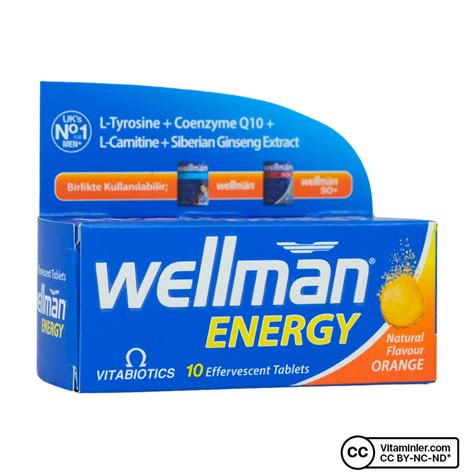 Vitabiotics Wellman Energy 10 Efervesan Tablet Vitaminler