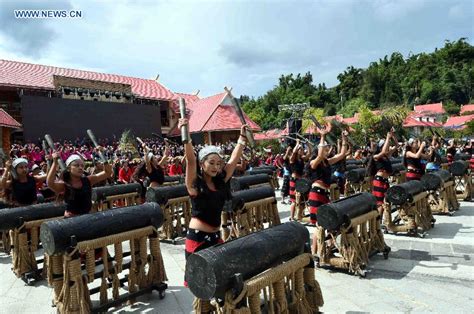 Wa Ethnic People Celebrate New Rice Festival Cn