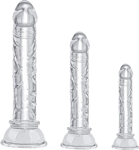 Yivans Anf Nger Analdildo Silikon Transparent Dildo Set Mm