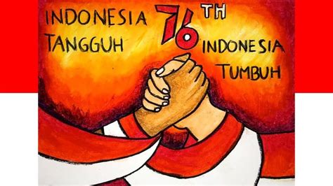 Cara Menggambar Tema 17 Agustus 2021 Hut Ri 76 Tahun Ep 344