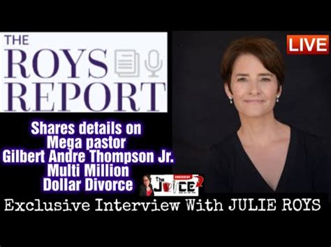 EXCLUSIVE INTERVIEW With JULIE ROYS Of THE ROYS REPORT JulieRoysReport