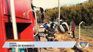 Bom Dia Vanguarda Quatro Pessoas Ficaram Feridas Em Acidente De Carro