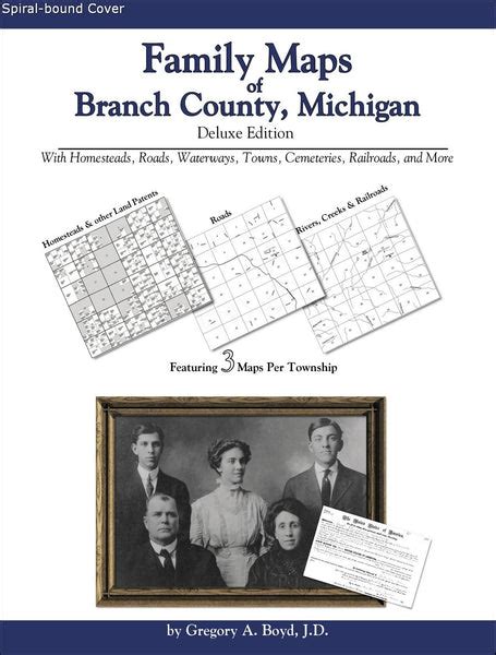 Family Maps of Branch County, Michigan – Arphax Publishing Co.