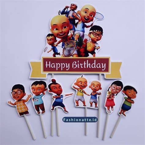 Cake Topper Upin Ipin Hiasan Kue Ulang Tahun Medan Lazada Indonesia