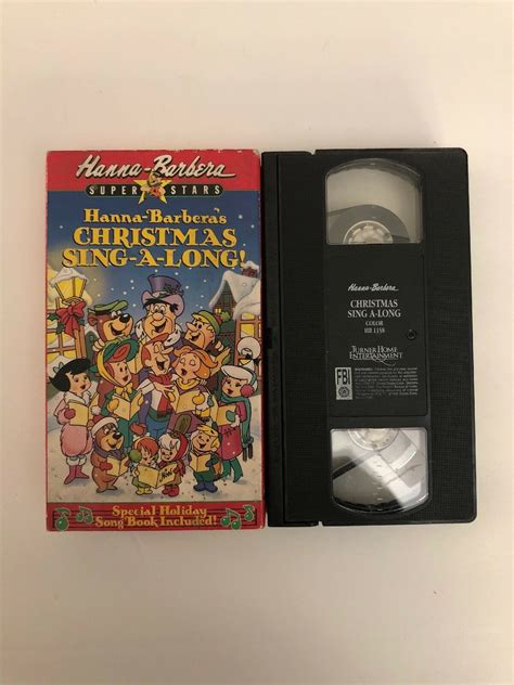 Hanna Barbera Christmas Sing A Long Vhs Tested Rare Vintage Ships