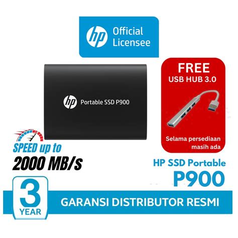 Jual HP SSD P900 Portable SSD 1TB 2TB 512GB External SSD Eksternal Type