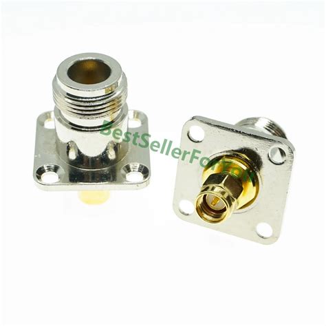 Brida Hembra N De Orificios A Conector Coaxial Macho Sma Adaptador