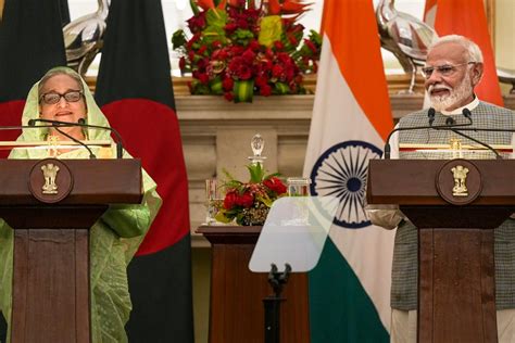 India Bangladesh Ties India And Bangladesh Agree On Mega Project To