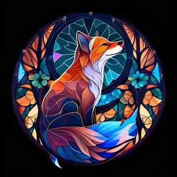 Pin By Bryanna Rauen On Pixelate Art Stained Stained Glass Art Fox