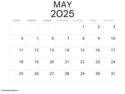 May 2025 Calendar Free Templates Pdf Free Printable Calendar