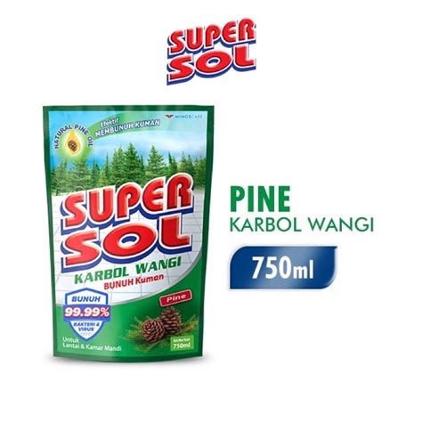 Jual Super Sol Karbol Pembersih Lantai Pine Ml Shopee Indonesia